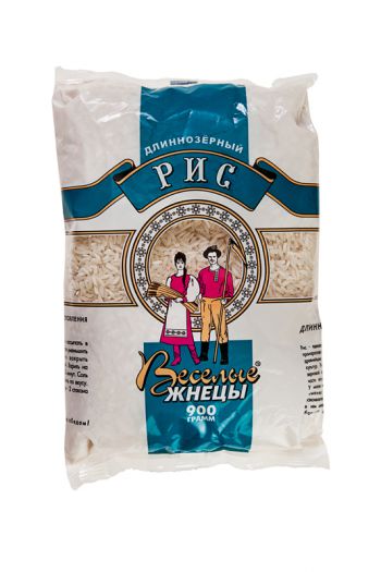 

Рис Веселые жнецы длиннозерный 900 г