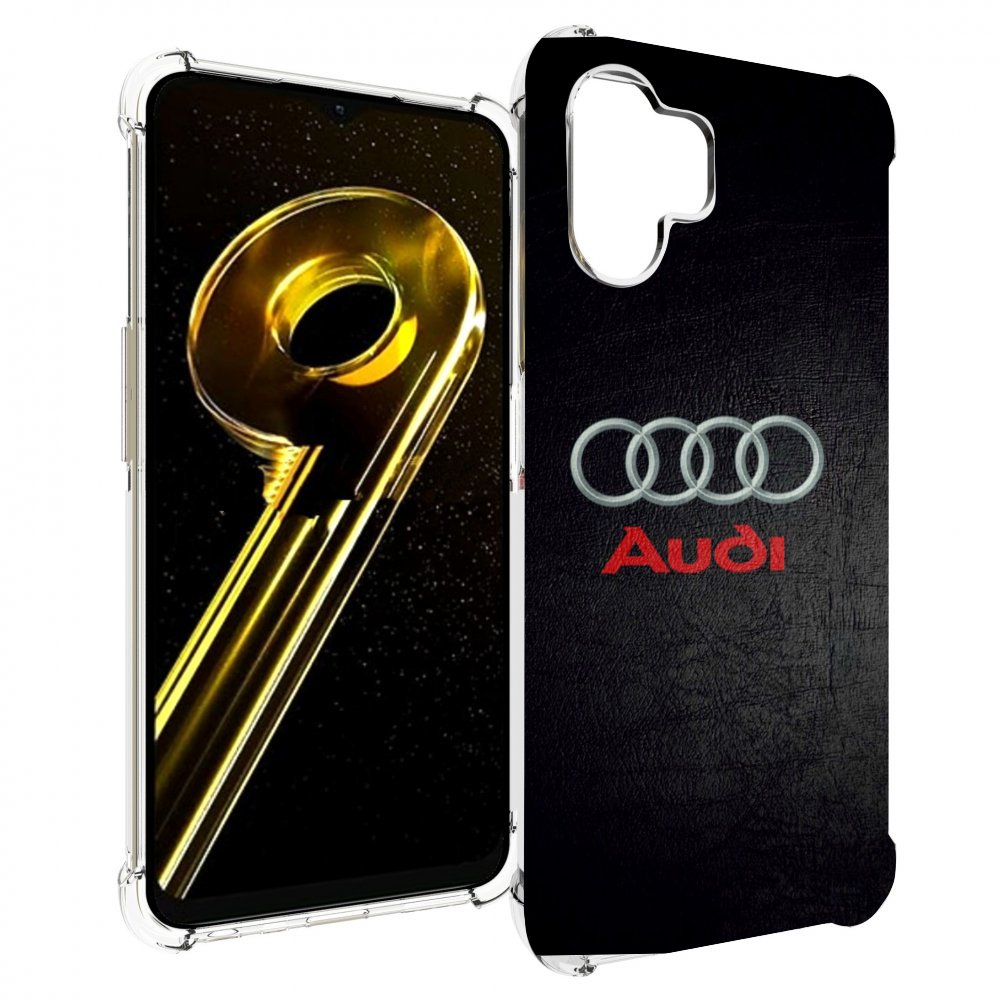 

Чехол бампер MyPads audi ауди 6 мужской для Realme 10 5G противо..., Прозрачный, Tocco