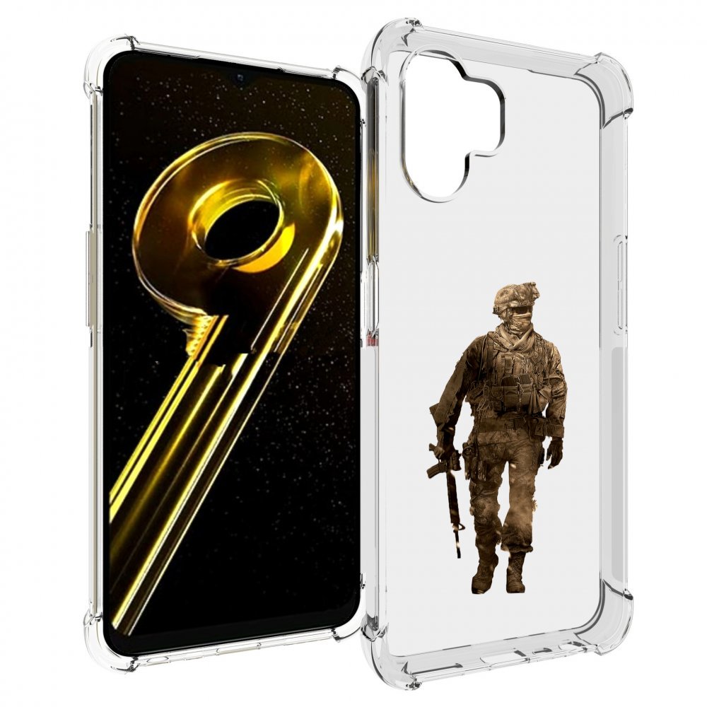 

Чехол бампер MyPads call-of-duty мужской для Realme 10 5G против..., Прозрачный, Tocco