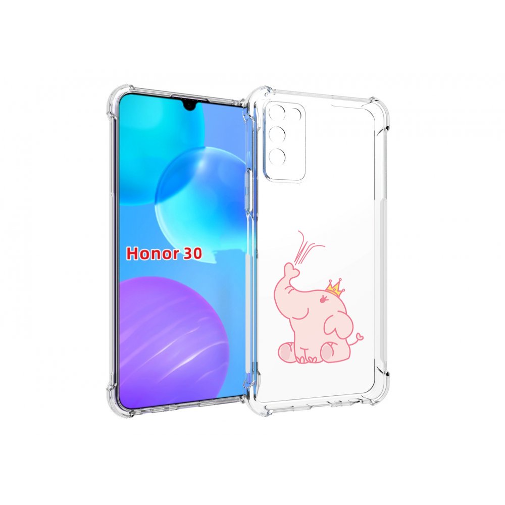 

Чехол MyPads слоник-принц детский для Huawei Honor 30 Lite, Tocco