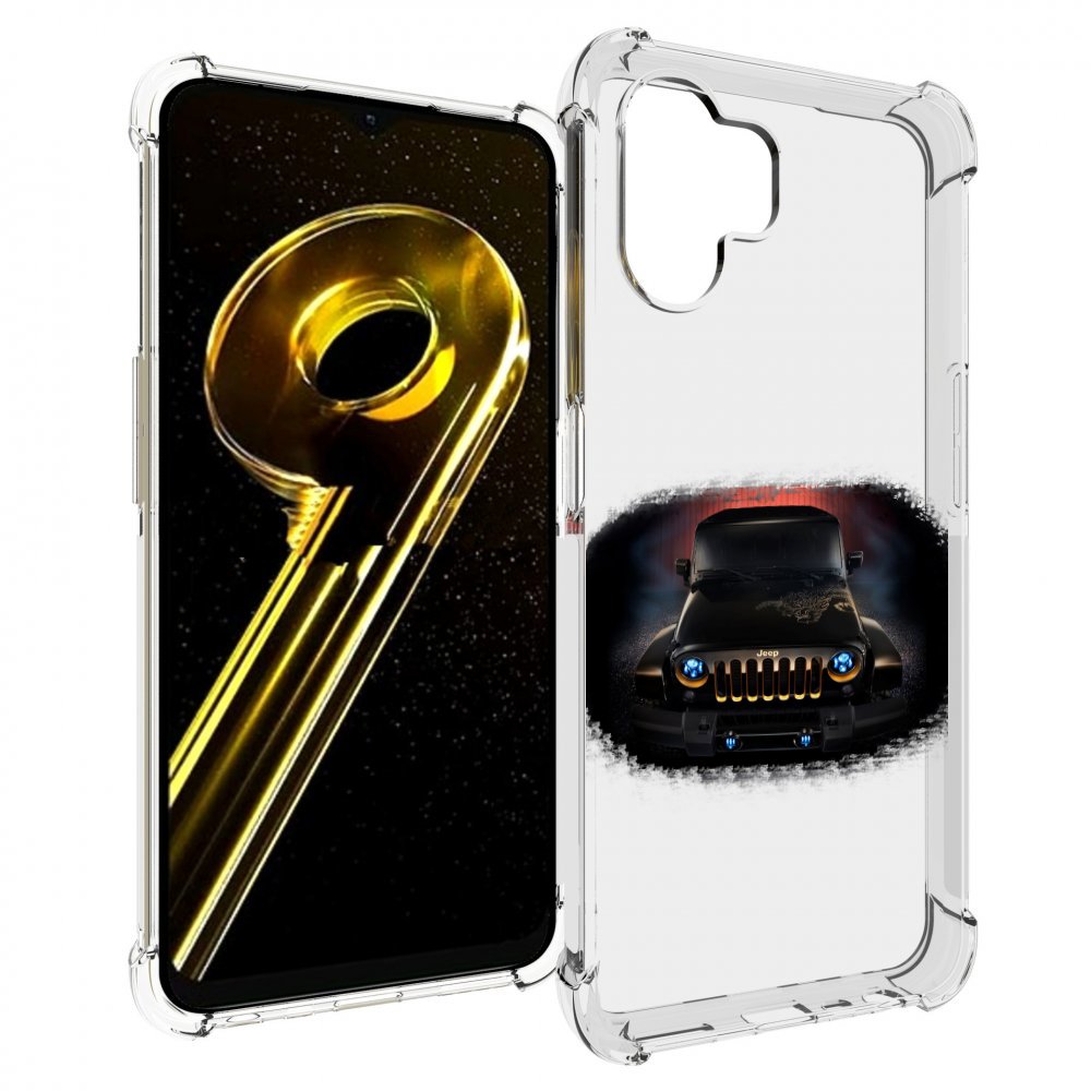 

Чехол бампер MyPads jeep джип 2 для Realme 10 5G противоударный, Прозрачный, Tocco