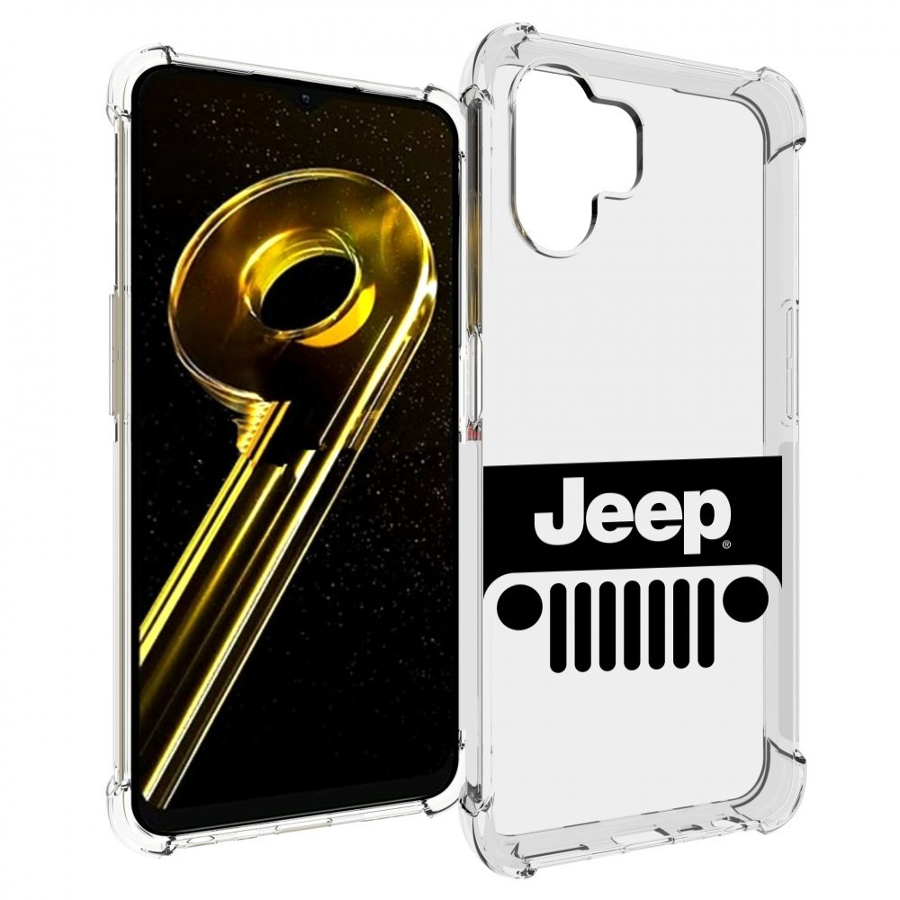 

Чехол бампер MyPads jeep-джип-3 мужской для Realme 10 5G противо..., Прозрачный, Tocco