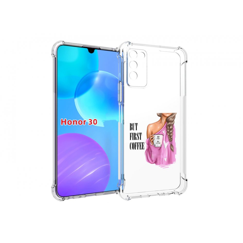 

Чехол MyPads сначала-кофе для Huawei Honor 30 Lite, Tocco