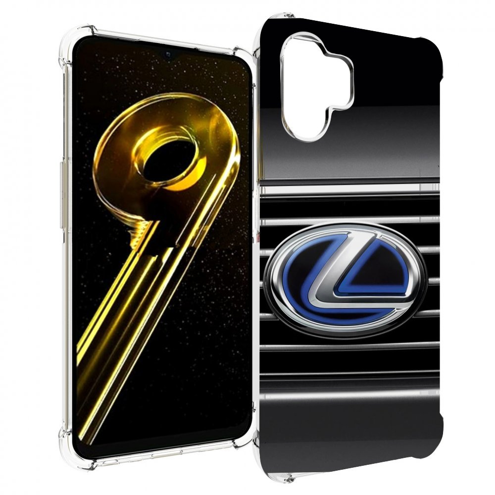 

Чехол бампер MyPads lexus-лексус-2 для Realme 10 5G противоударный, Прозрачный, Tocco
