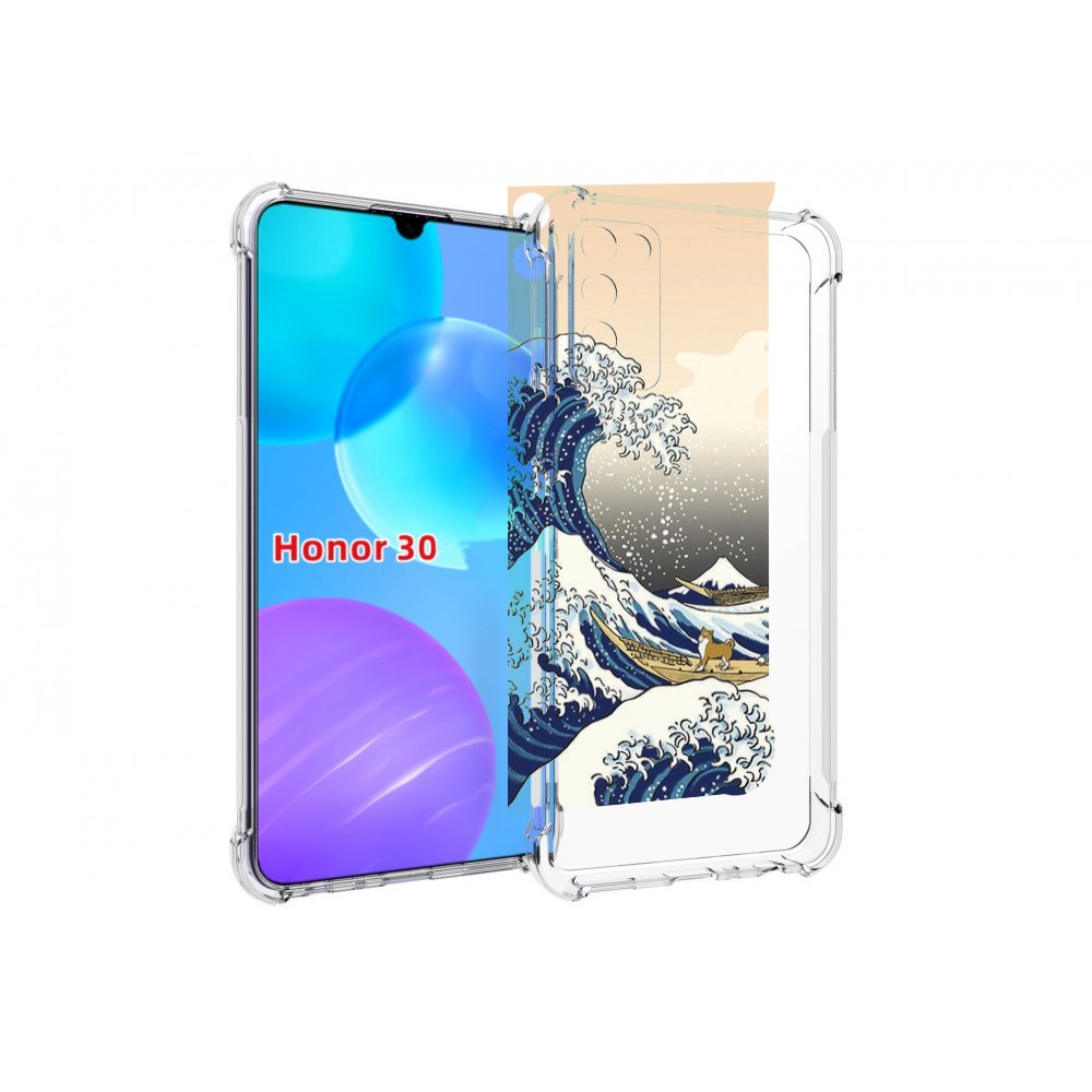 

Чехол MyPads собаки-на-плоту для Huawei Honor 30 Lite, Tocco