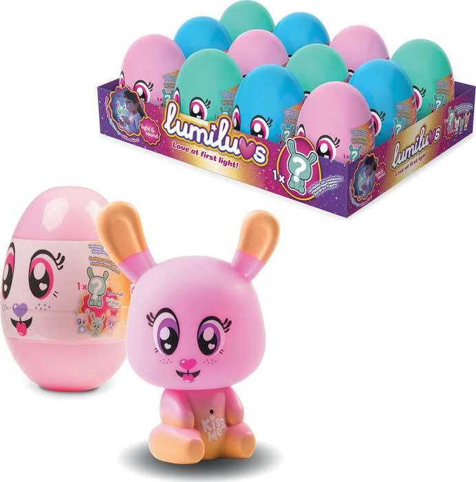 фото Ночник abtoys lumiluvs кролик в розовом яйце junfa toys