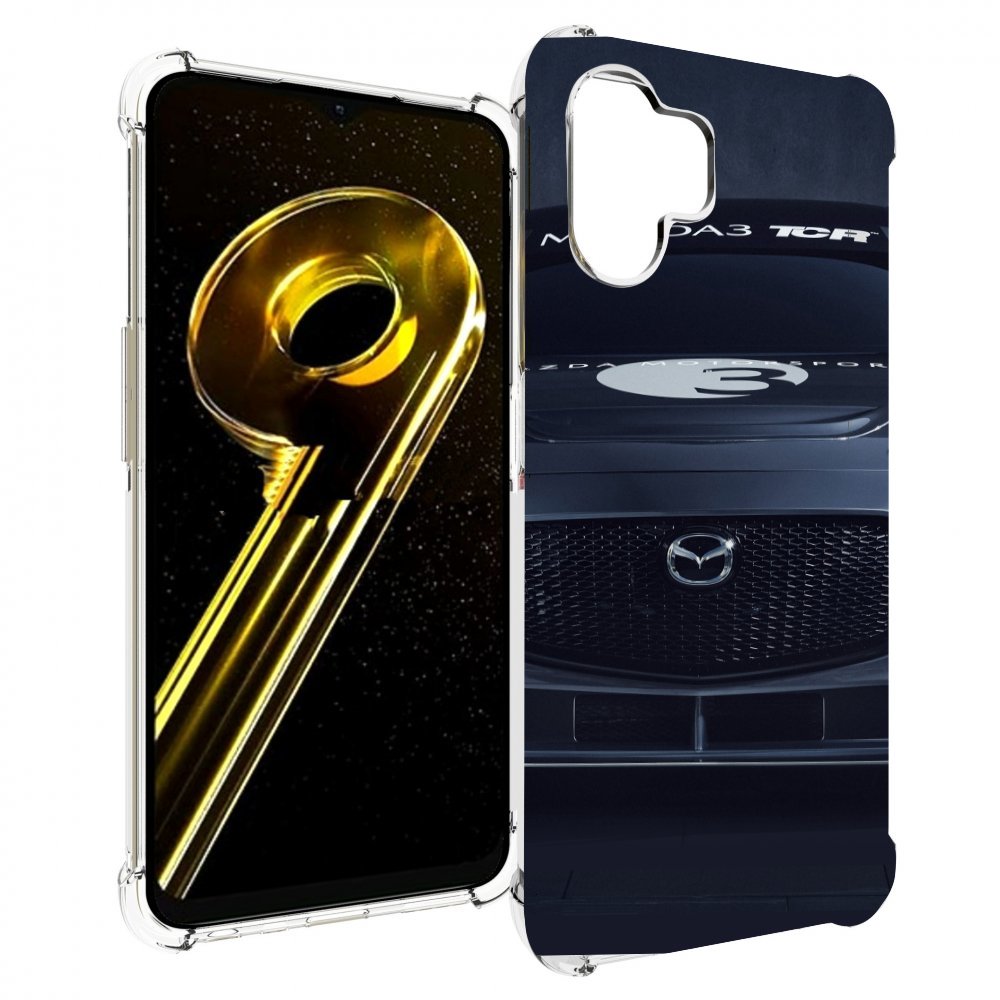 

Чехол бампер MyPads mazda мазда 3 для Realme 10 5G противоударный, Прозрачный, Tocco
