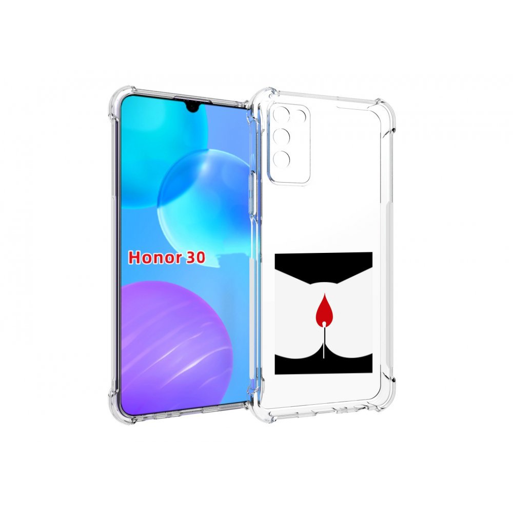

Чехол MyPads спичка горит для Huawei Honor 30 Lite, Tocco