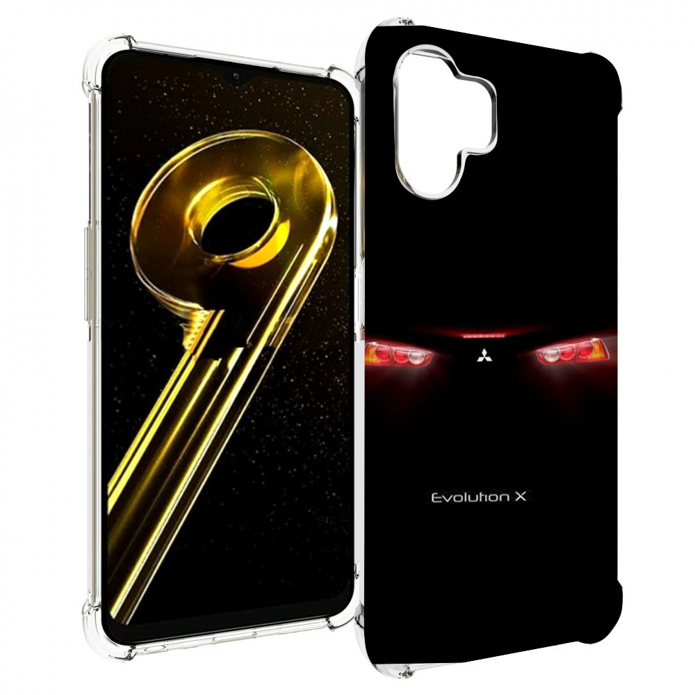 

Чехол бампер MyPads mitsubishi-мицубиси-1 для Realme 10 5G проти..., Прозрачный, Tocco