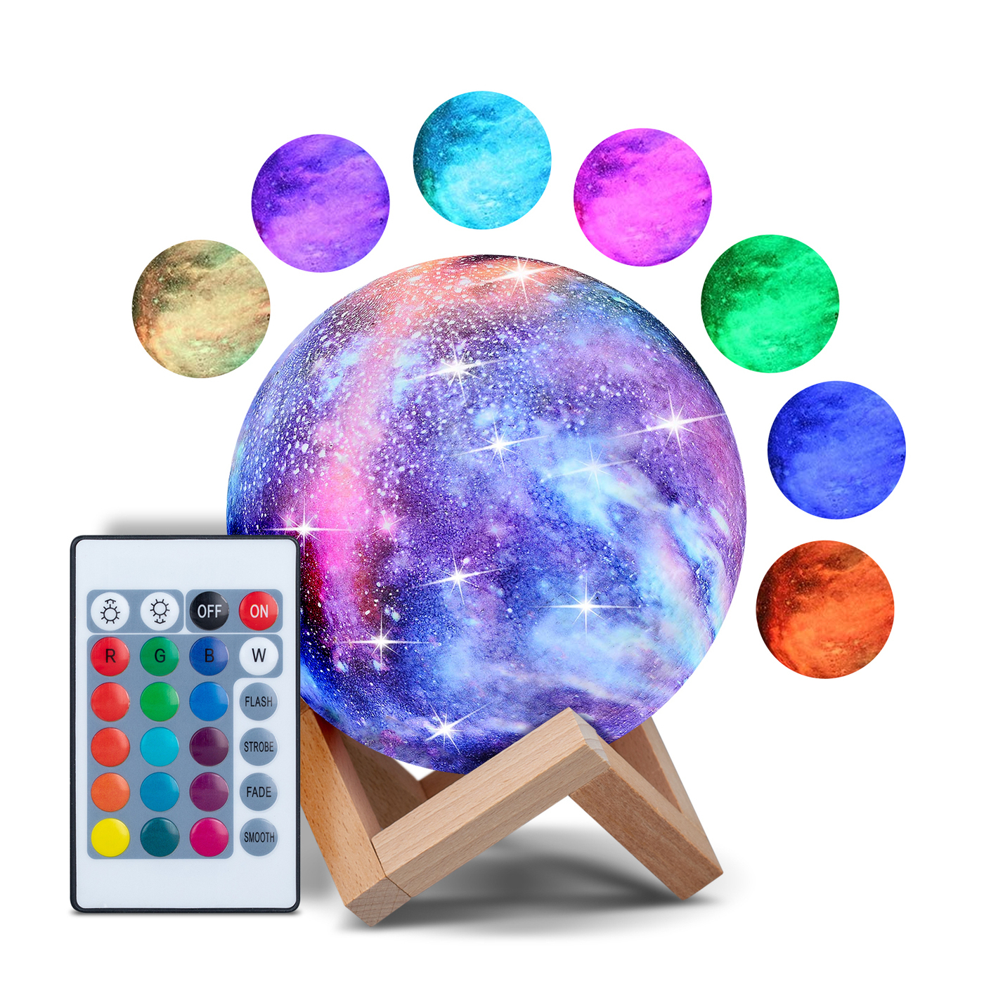 

Ночник-светильник 3D шар Галактика