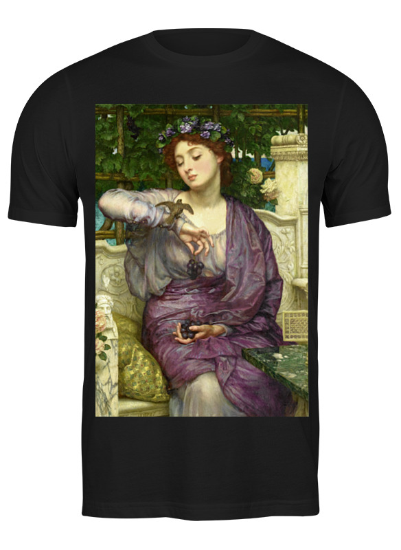 

Футболка мужская Printio Лесбия и её воробушек (эдвард пойнтер) черная S, Черный, Лесбия и её воробушек (эдвард пойнтер)