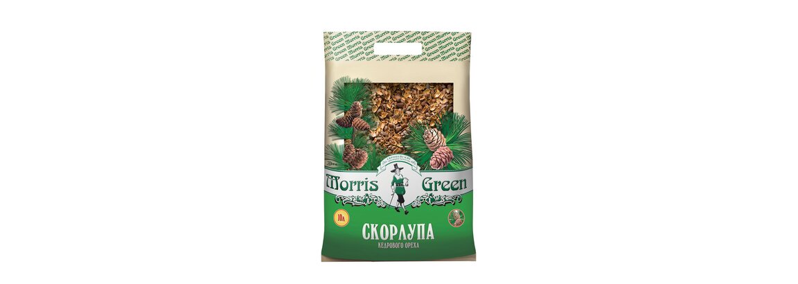 фото Грунт morris green скорлупа кедрового ореха 10 л