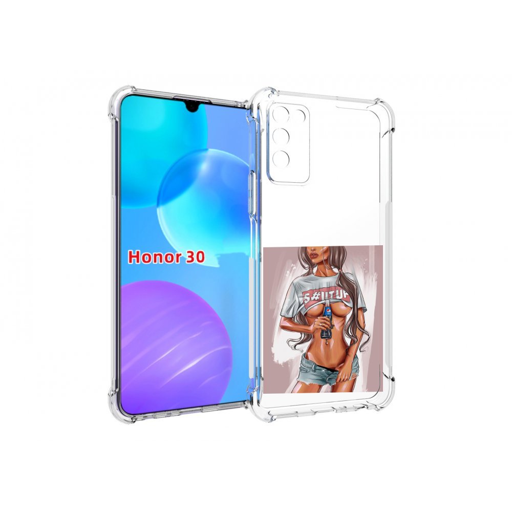 

Чехол MyPads стройная-девушка-с-пепси женский для Huawei Honor 30 Lite, Tocco