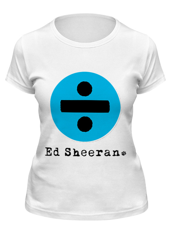 

Футболка женская Printio Ed sheeran белая S, Белый, Ed sheeran