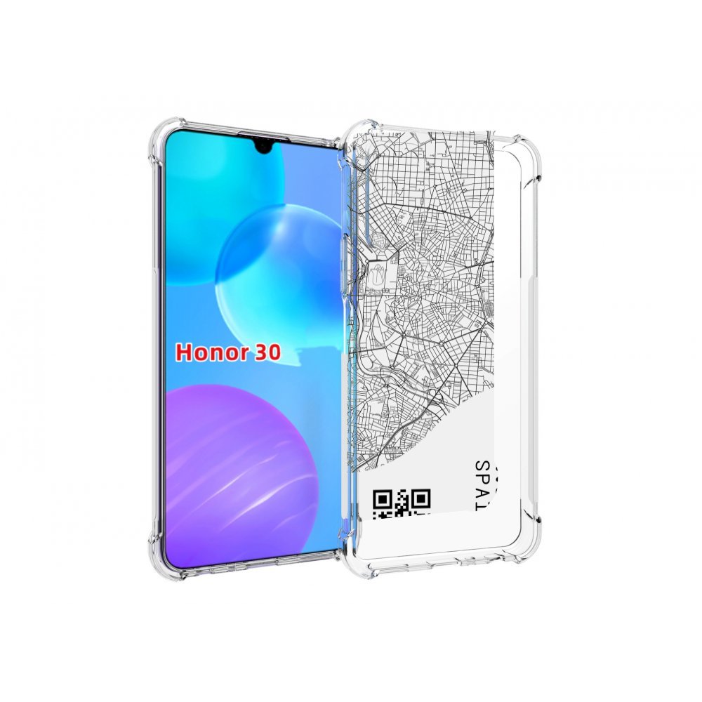 

Чехол MyPads схема-мадрид для Huawei Honor 30 Lite, Tocco
