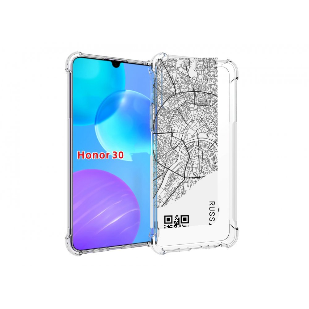 

Чехол MyPads схема-москва для Huawei Honor 30 Lite, Tocco