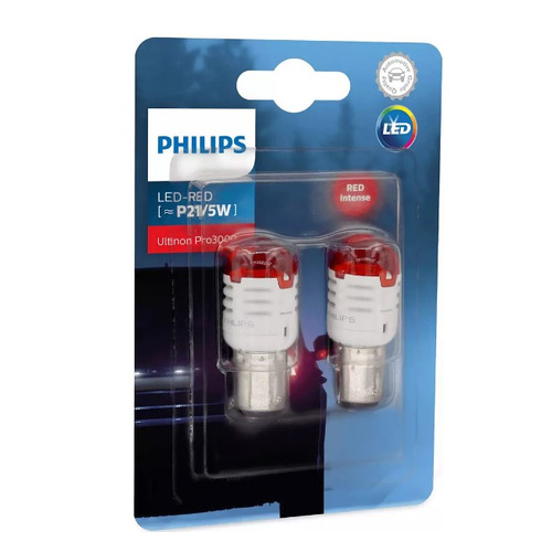 фото Лампа автомобильная светодиодная philips 11499u30rb2, p21/5w, 12в, 1.75вт, 2шт