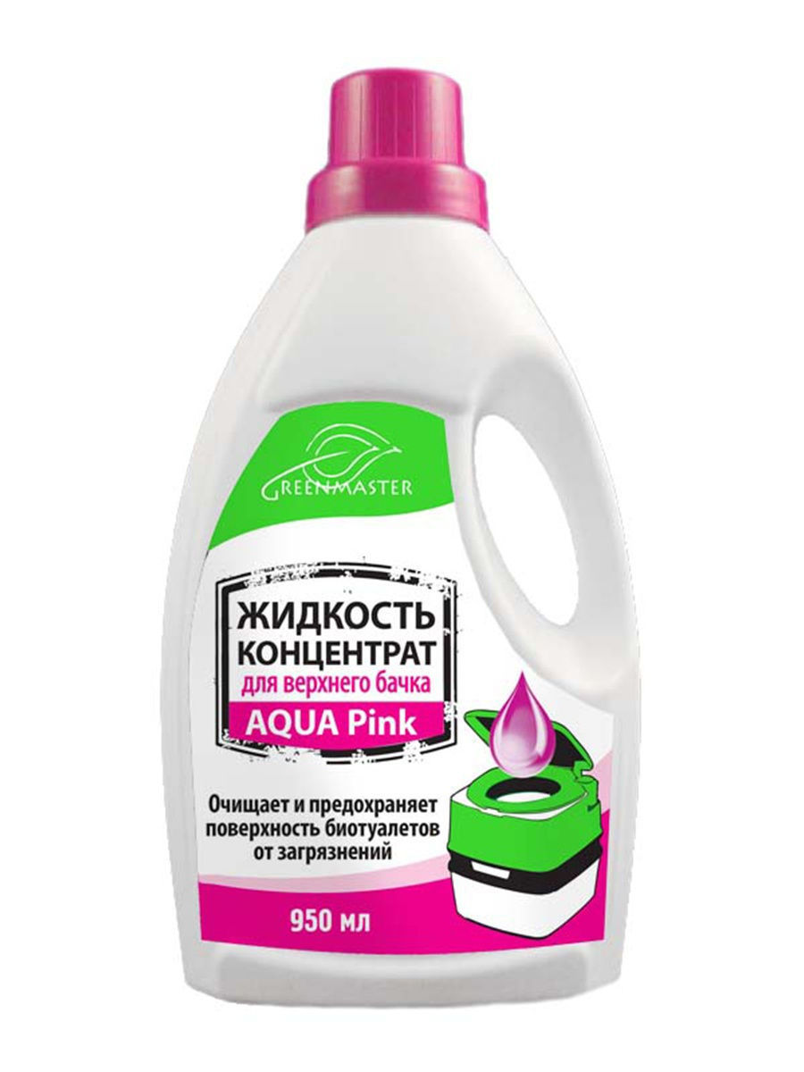 фото Жидкость для биотуалета greenmaster aqua pink 950 мл