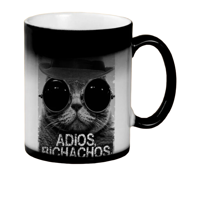 

Кружка CoolPodarok Adios bichachos кот