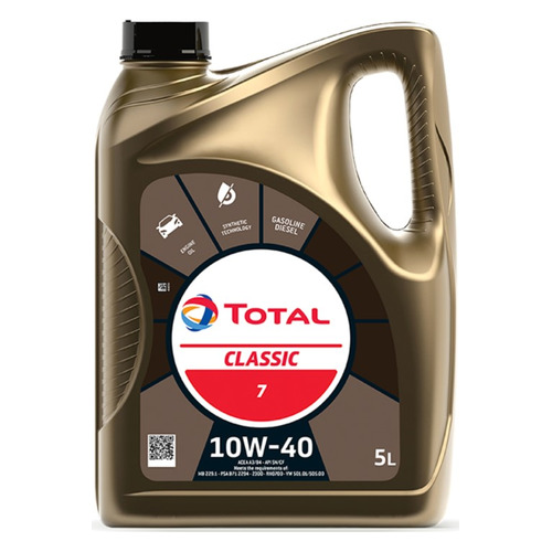 Моторное масло Total Classic 7 156357 10W40 5л