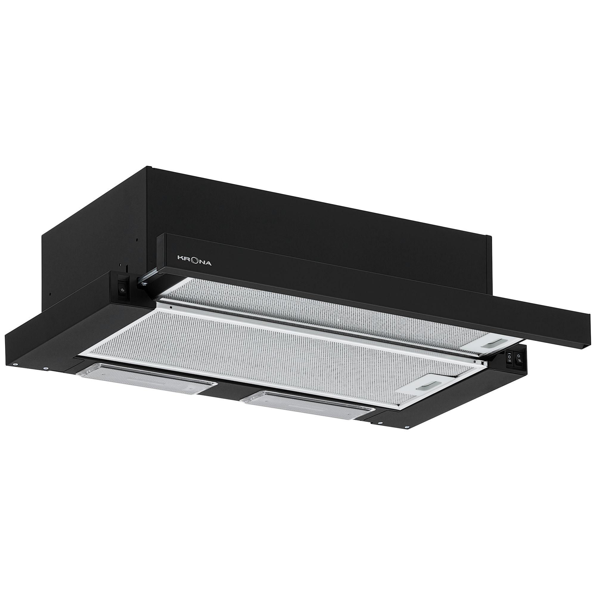 Вытяжка встраиваемая Krona Vendy 600 черный
