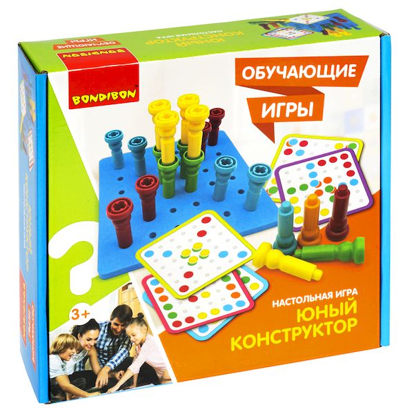 фото Обучающие игры bondibon юный конструктор, box