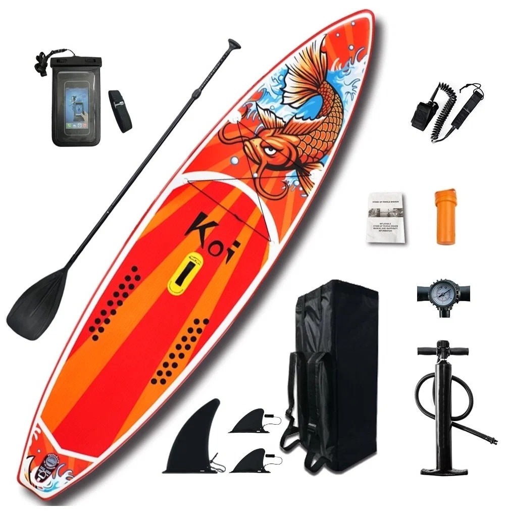 SUP-борд FunWater Koi 350x84x15 см red