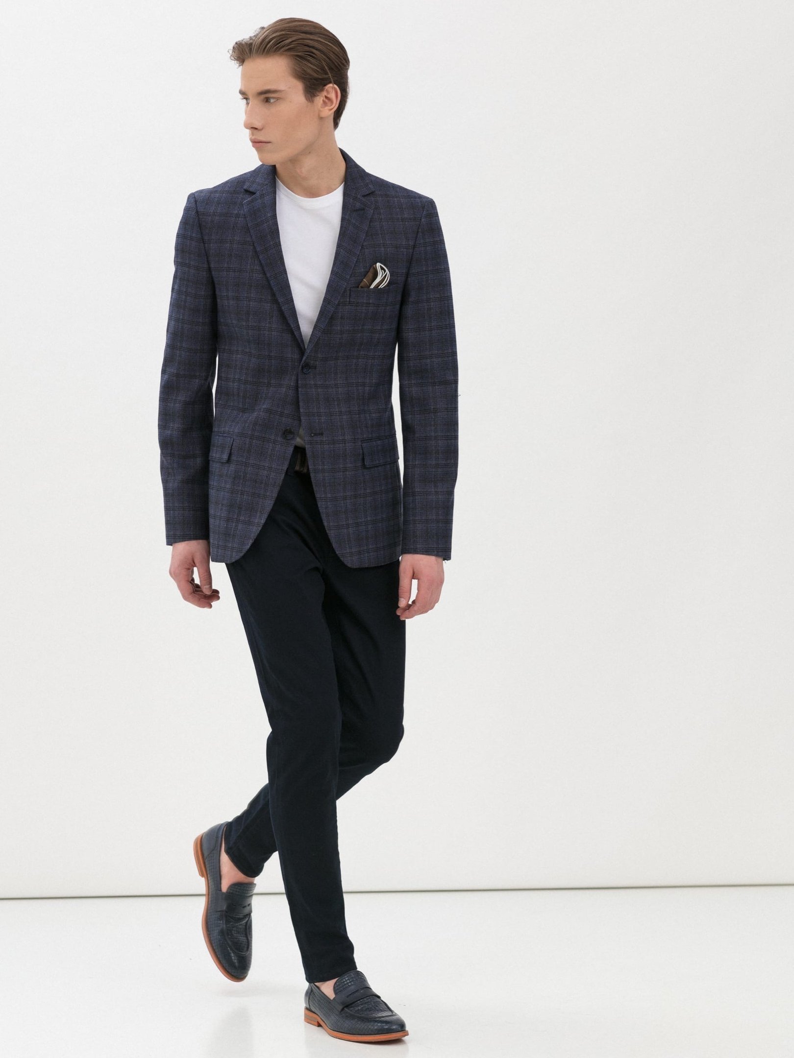 

Пиджак мужской Marc De Cler Psm 2190-3827-7-176 синий 56 RU, Psm 2190-3827-7-176