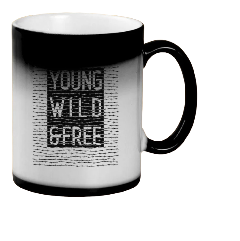 

Кружка CoolPodarok Young wild and free