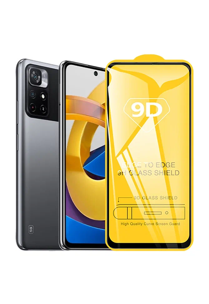 

Защитное стекло QVATRA для Poco M4 Pro/9D на весь экран