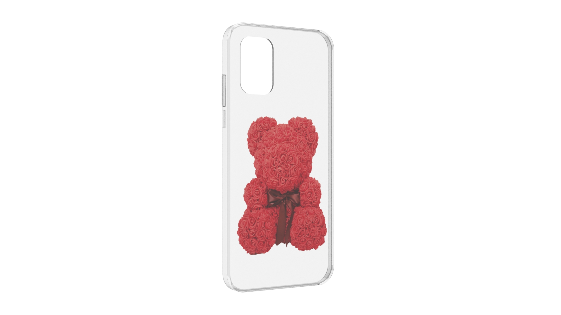 

Чехол задняя-панель-накладка-бампер MyPads мишка-из-розочек для Nokia G21 противоударный, Прозрачный, Tocco