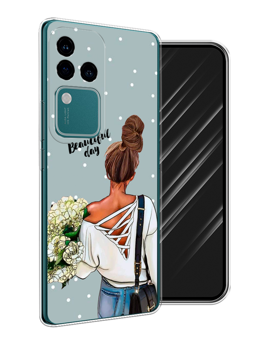 

Чехол Awog на Vivo V30 Pro/S18 Pro "Beautiful day", Голубой;коричневый;бежевый, 269950-1
