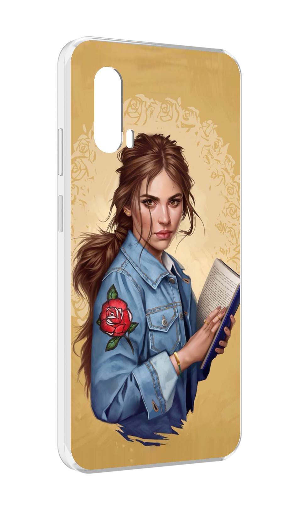 

Чехол MyPads девушка-в-бежевом-фоне для Blackview BV7100, Прозрачный, Tocco