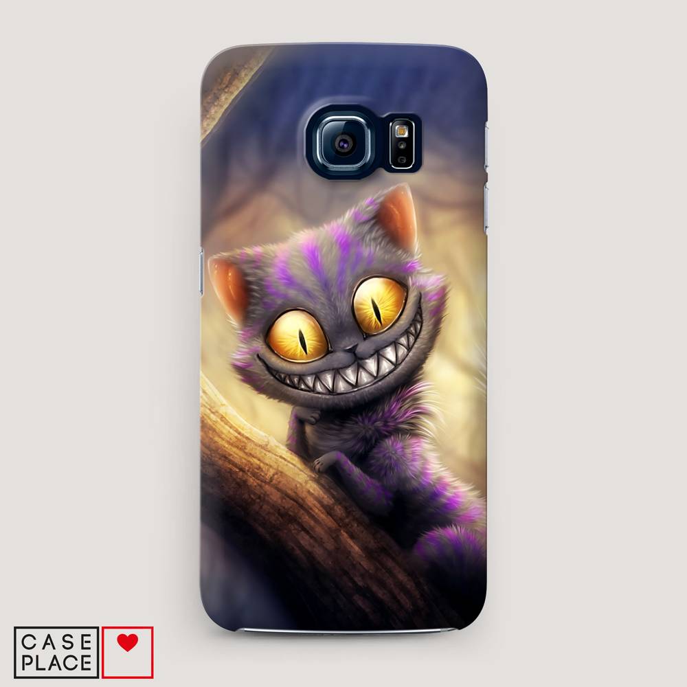 фото Чехол awog "cheshire cat" для samsung galaxy s6