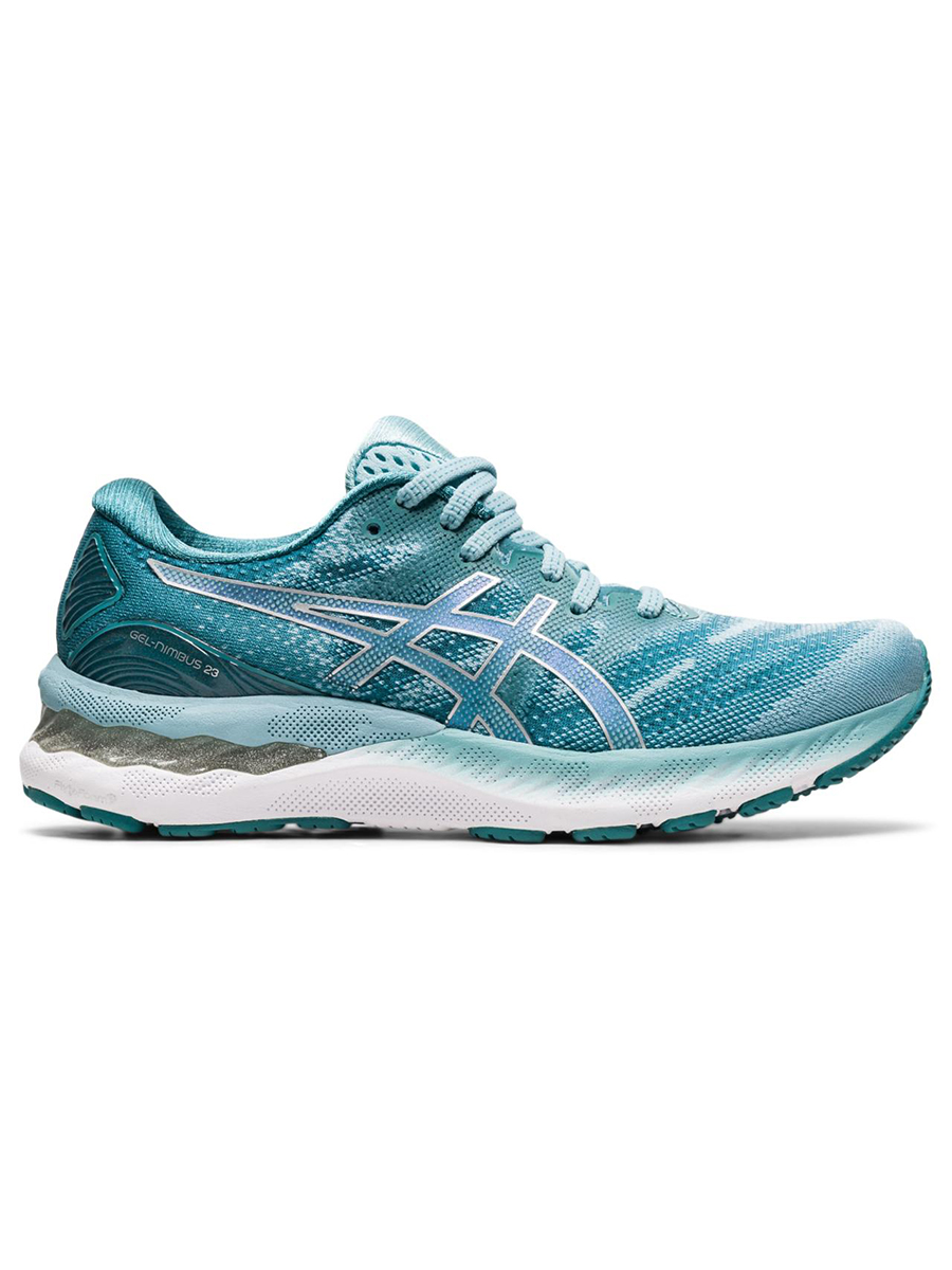 фото Кроссовки женские asics gel-nimbus 23 голубые 8 us