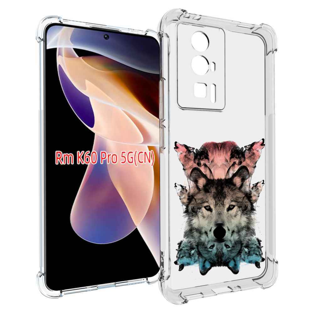 

Чехол MyPads стая для Xiaomi Redmi K60 Pro, Прозрачный, Tocco