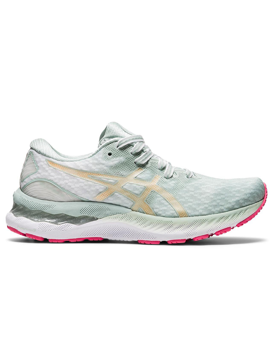 фото Кроссовки женские asics gel-nimbus 23 sakura зеленые 8 us