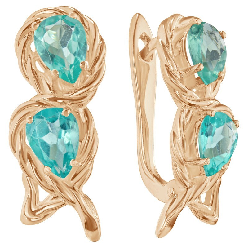

Серьги из серебра с апатитом LAZURIT-ONLINE 8341PG, 8341PG