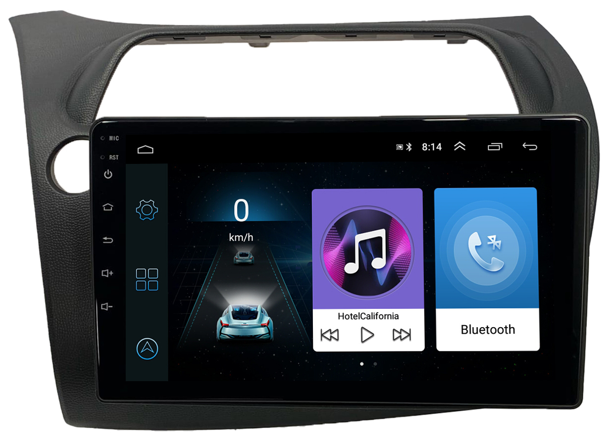 Автомагнитола ANDROID Honda Civic Хонда Цивик хэтчбэк 2006-2012, Android 12, 6/128GB, план