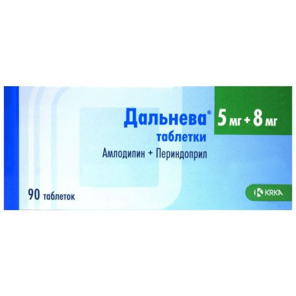 

Дальнева таблетки 5 мг+8 мг 90 шт., Дальнева