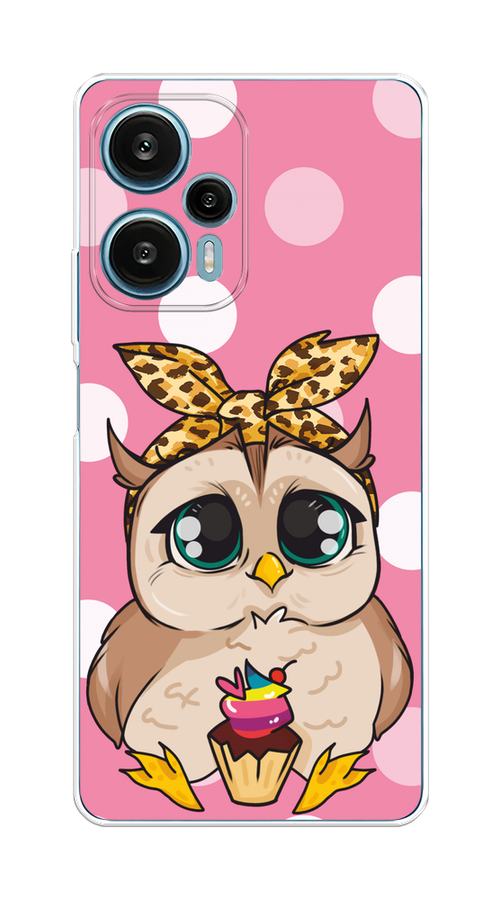 

Чехол на Xiaomi Redmi Note 12 Turbo, Poco F5 "Милая совушка на розовом", Розовый;бежевый;коричневый, 318750-1