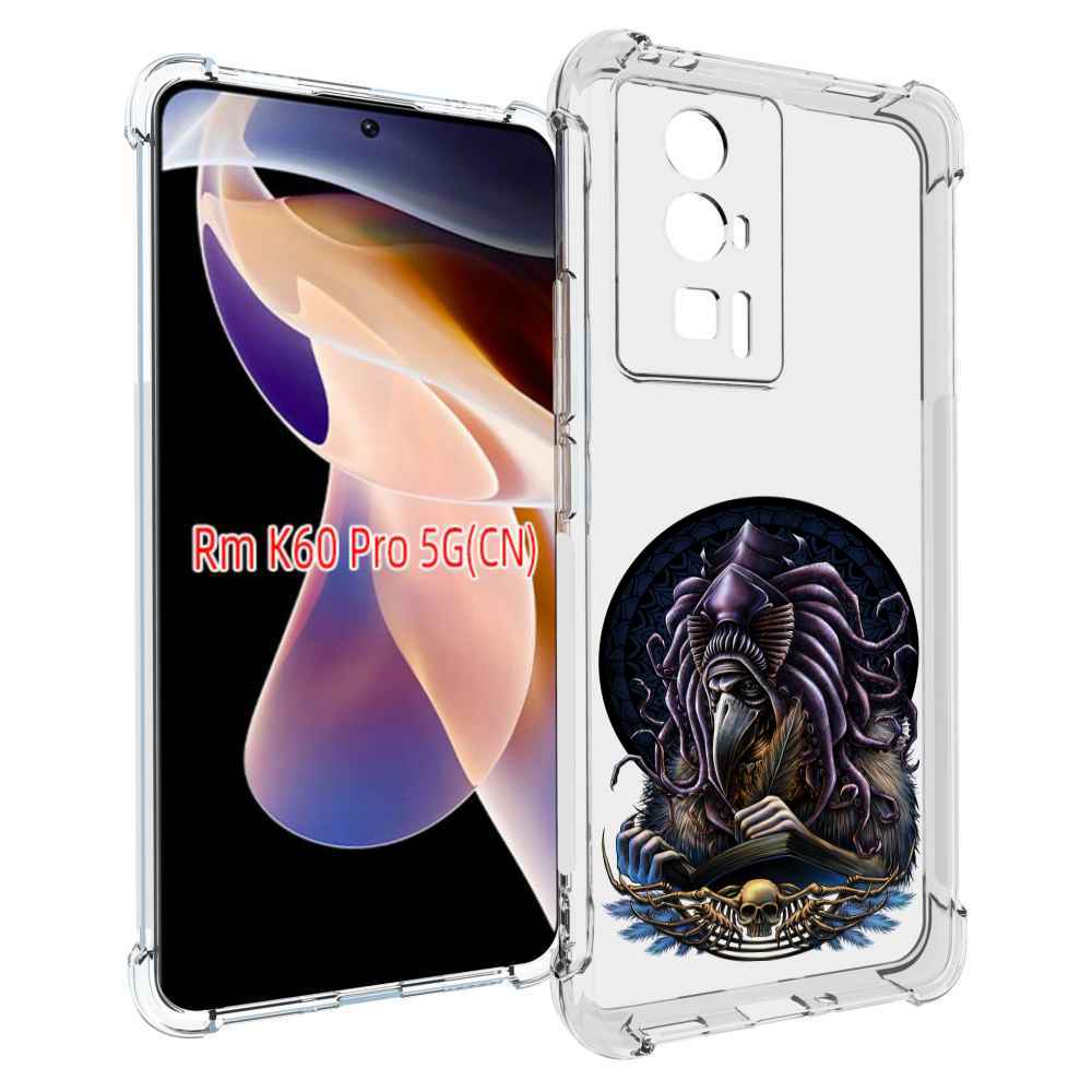 

Чехол MyPads умный ворон для Xiaomi Redmi K60 Pro, Прозрачный, Tocco