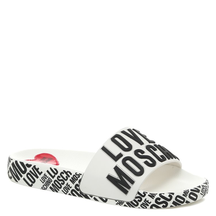 

Шлепанцы женские Love Moschino JA28112G белые 37 EU, JA28112G