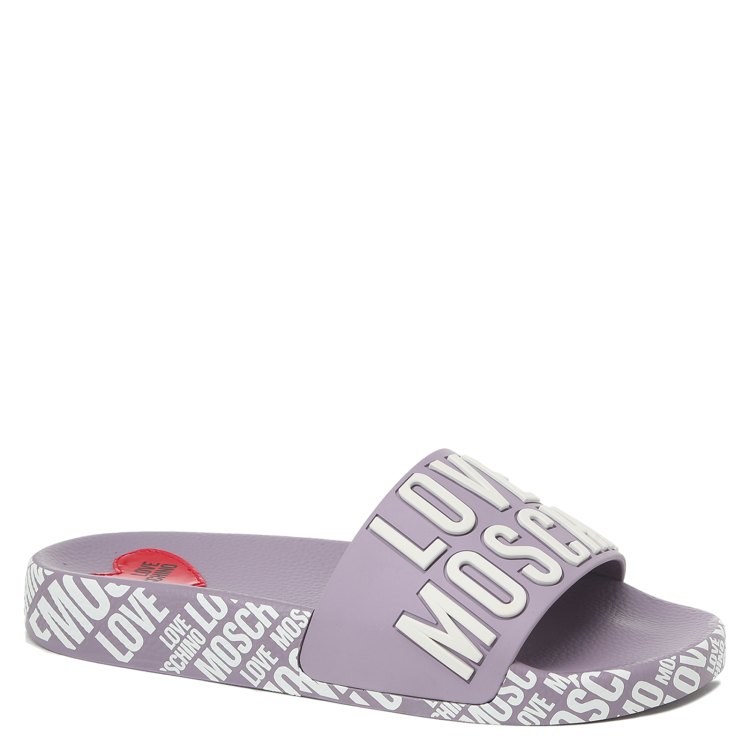 

Шлепанцы женские Love Moschino JA28112G фиолетовые 36 EU, JA28112G