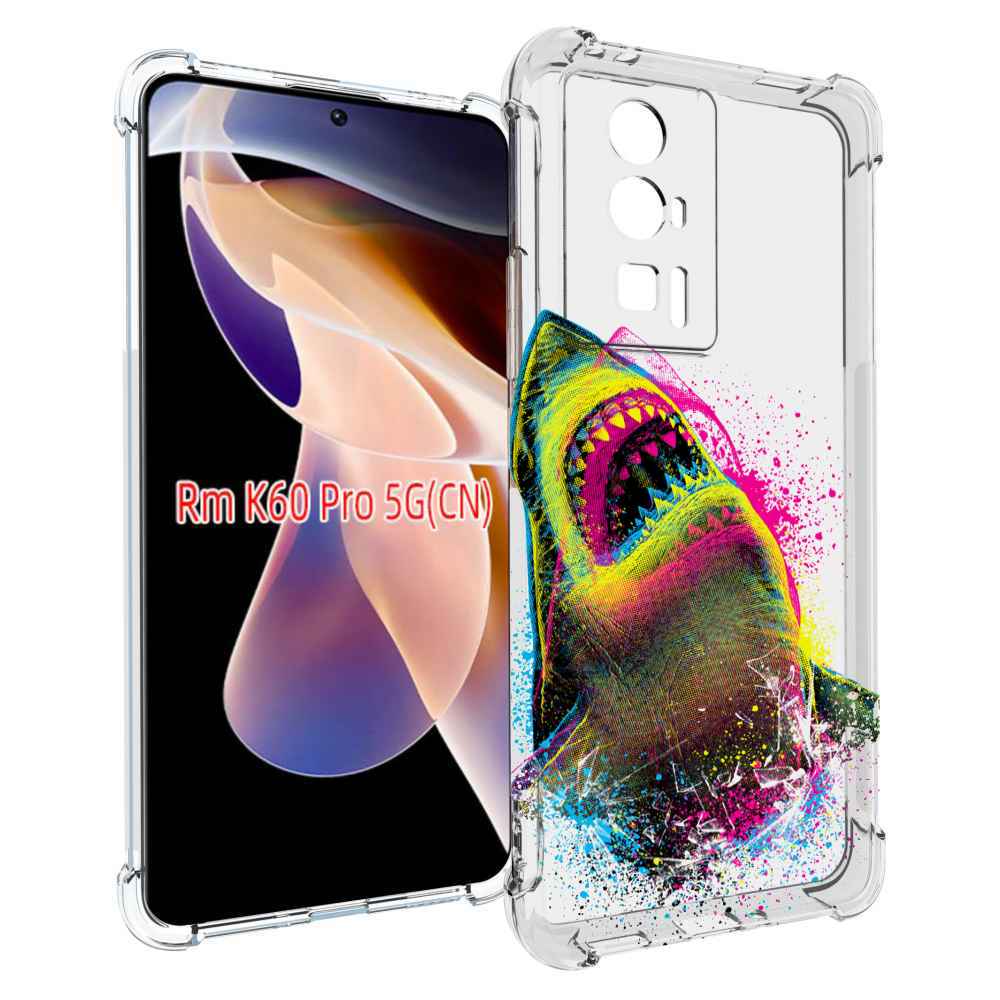 

Чехол MyPads челюсти-2 для Xiaomi Redmi K60 Pro, Прозрачный, Tocco