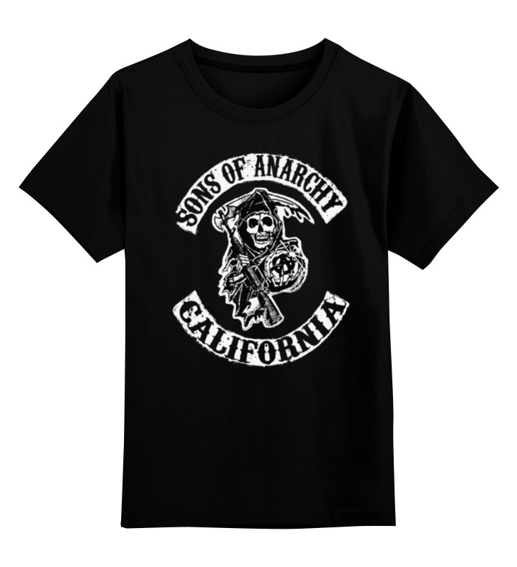 

Футболка детская Printio Sons of anarchy цв. черный р. 128, Sons of anarchy