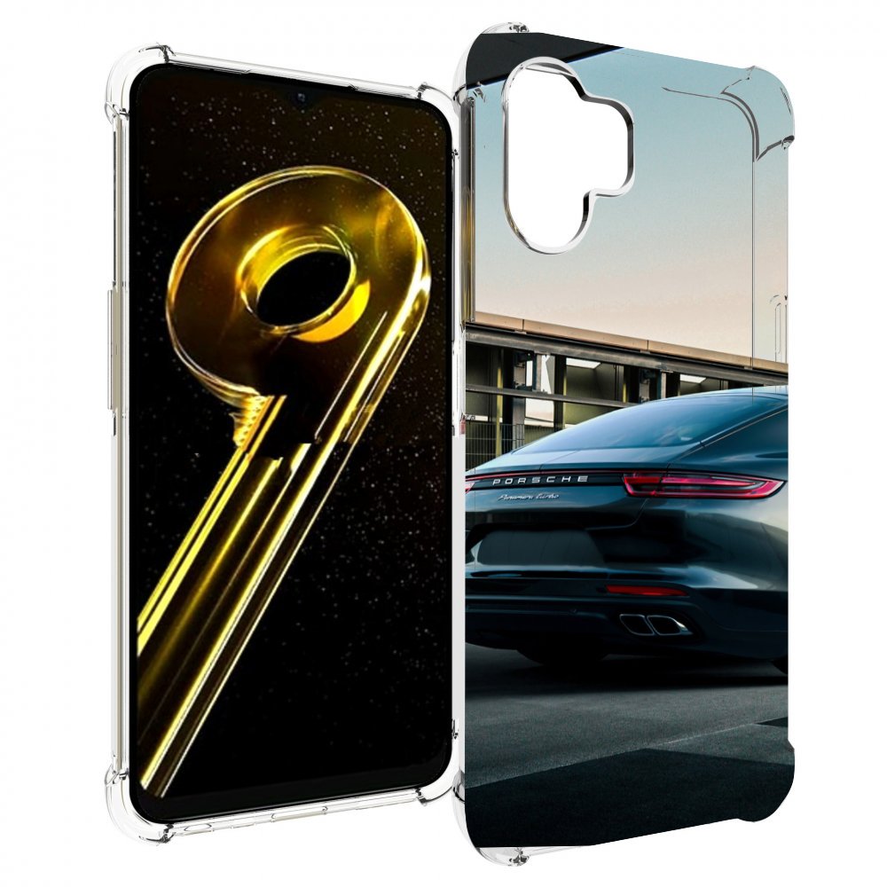 

Чехол бампер MyPads porsche порш 4 для Realme 10 5G противоударный, Прозрачный, Tocco