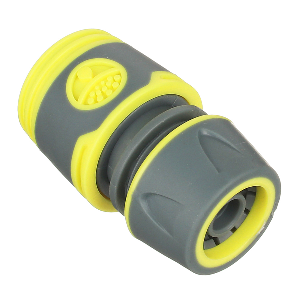 Коннектор быстросъемный для шланга INBLOOM PROF+ 1/2, обрезиненное покрытие ABS