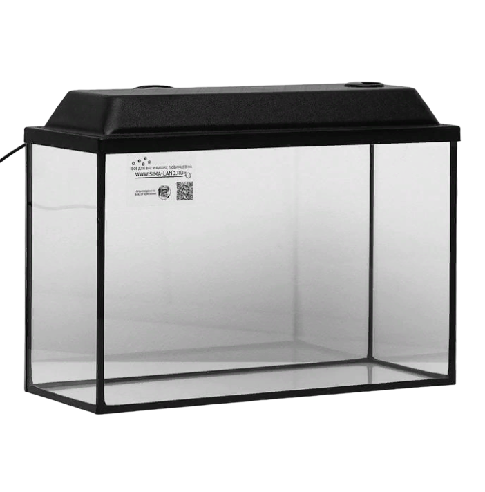 

Аквариум Пижон Атолл 75,5х22х45/51 см 75 л чёрный