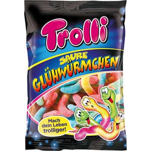 

Мармелад Неоновые червячки Trolli (фасовка) 150 гр.
